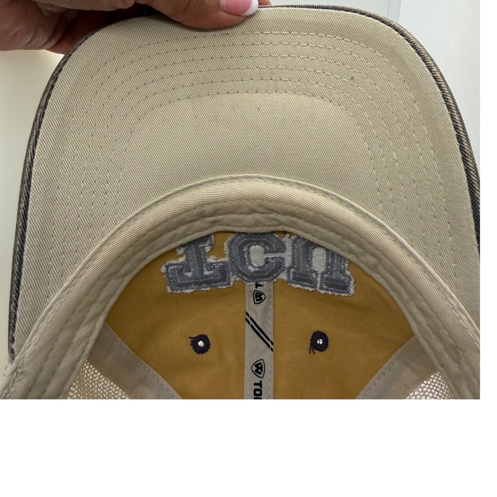 Top of the World TCU Horned Frogs Trucker Hat Purple Tan Snapback Cap - Picture 8 of 10